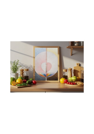 Hilma Af Klint Güvercin No.1 Çerçevesiz Poster 30x42 Cm A3 Tablo Soyut Sanat Duvar Dekoru