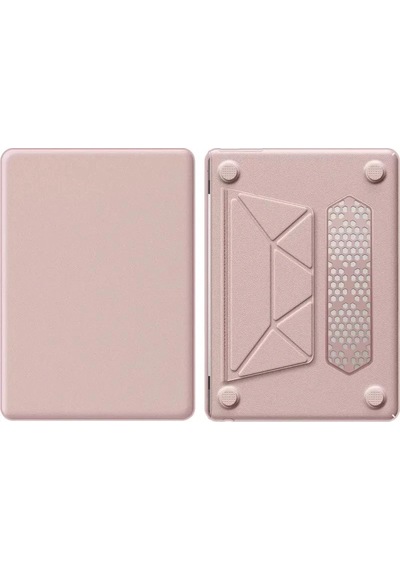 Mey İthalat Macbook Air 15 2024 Macbook Deri Kapak - Pembe