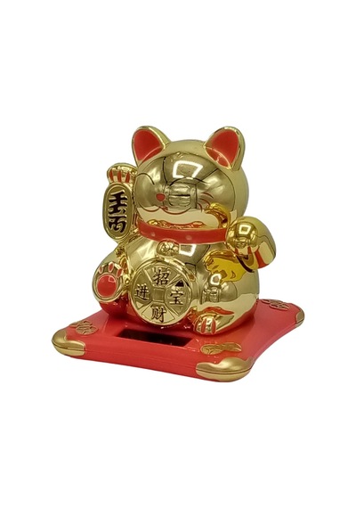 Maneki Neko El Sallayan Şans Kedisi Solar Güneş Enerjili No.5 Alk2935