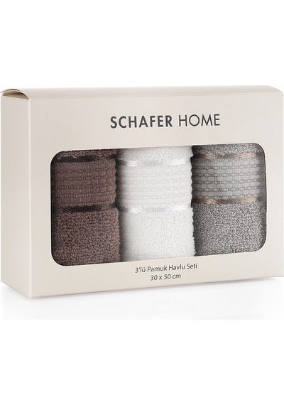 Schafer Lena 3 Lü Havlu Seti 30x50-asorti02