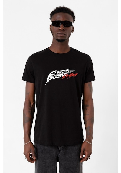 Stray Kids Chk Chk Boom Siyah Erkek Tshirt 001