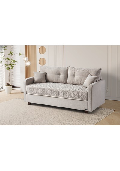 Pofuduk Yatak Koltuk Sofa Bed Bej
