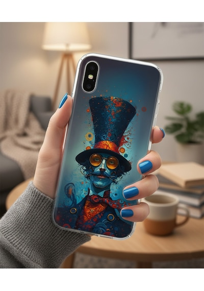 Samsung Galaxy S23 Fe Uyumlu Şeffaf Kılıf Tablo 3 Tasarımlı