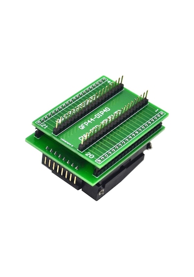 Tqfp44 Qfp44 - Dıp40 600 Mil Programlama Adaptör Atmel Avr