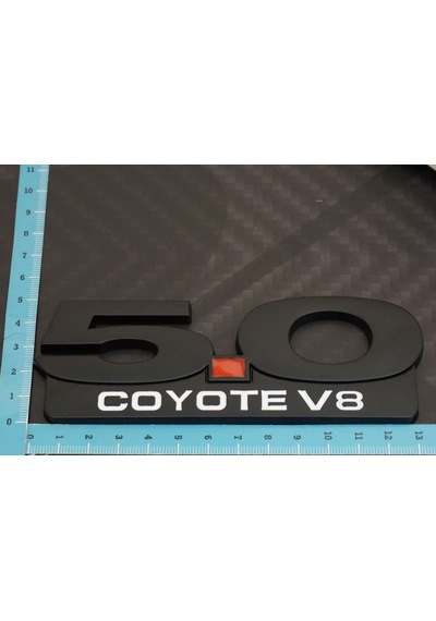 Ford Mustang 5.0 Coyote V8 Bagaj Ikiz Turbo Amblem (548591436)