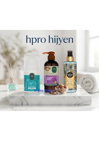Eyüp Sabri Tuncer Kadın Bakım Seti, Roll On,losyon Ve Vücut Spreyi, H-pro Hijyen