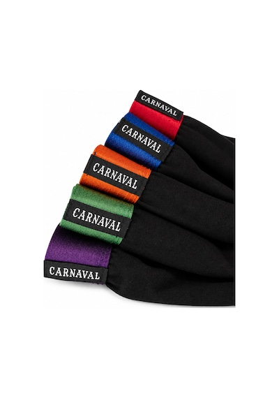 Carnaval Socks Erkek Boxer 5 Li Paket Pamuklu Likralı Siyah Renkli Bel Lastikli