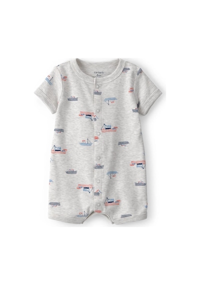 Carter's Erkek Bebek Kısa Tulum 1u583010 Gri