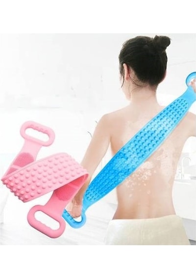 Sas Silikon Banyo Sırt Kesesi Çok Renkli