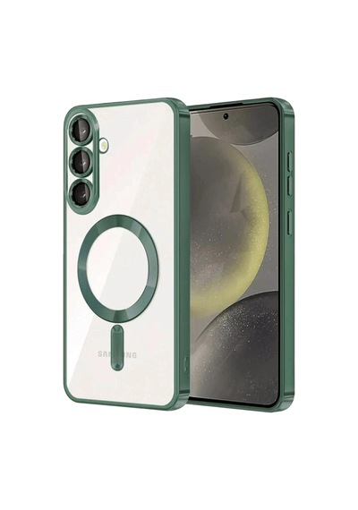Samsung Galaxy Uyumlu  A27 5g Kross Magneticsafe Kapak - Koyu Yeşil