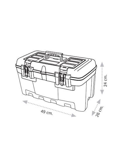 Metal Kilitli Super-Bag Organizerli Alet Takım Çantası 19"İnç N11.1246