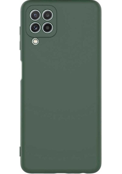 Galaxy M32 Kılıf Zore Mara Lansman Kapak Koyu Yeşil