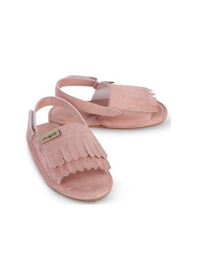 Civil Girls Püsküllü 26-31 Numara Sandalet - Pembe