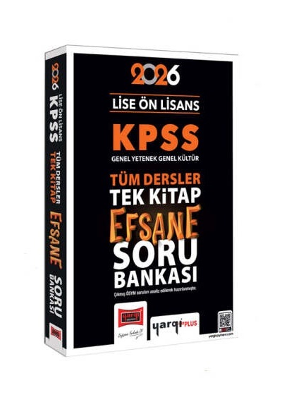 Yargı 2026 Kpss Lise Ön Lisans Gk-gy Tüm Dersler Tek Kitap Efsane Soru Bankası
