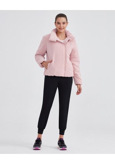 Skechers W Outerwear Padded Jacket Kadın Light Pink Mont S232044-590 Pembe