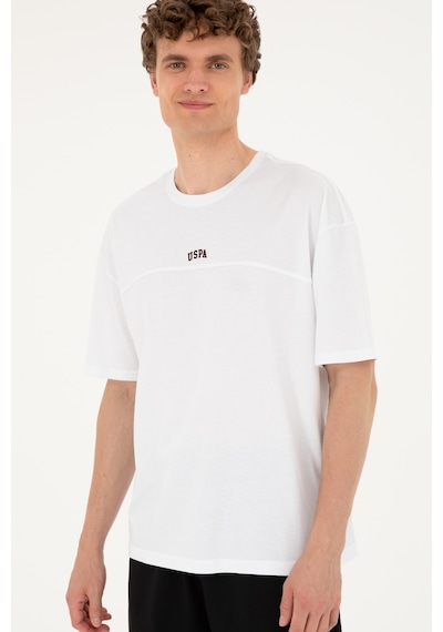 U.S. Polo Assn. Erkek Comfort Fit Bisiklet Yaka Beyaz Tişört 50287083-VR013 U.S. Polo Assn. Erkek Comfort Fit Bisiklet Yaka Beyaz Tişört 50287083-VR013