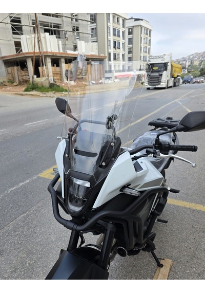 Motocam Honda Nx 500 Ön Cam 2025-2026 Model 48cm Şeffaf Renkli 4mm Uzun