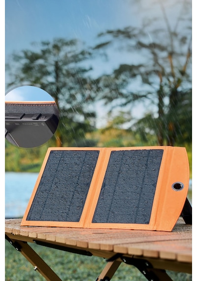 Kampçılar İçin Katlanabilir Portatif Tasarım Powerbank Güneş Paneli 1000 Mah Solar Powerbank Çok Renkli