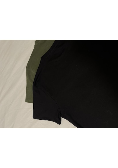 Erkek Slim Fit Dar Kesim Bisiklet Yaka Kısa Kol Pamuklu 2'li Tişört Paketi