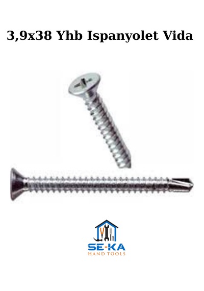 3,9x38 Yhb Ispanyolet Vida 25 Adet 3.9 x 38 MM