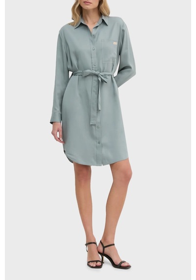 Calvin Klein Bayan Elbise J20j224819 Pc2 Açık Mavi Açık Mavi