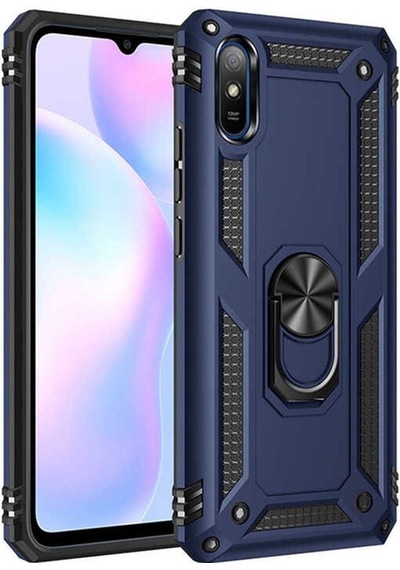 Xiaomi Redmi 9a Kılıf Zore Vega Kapak Mavi