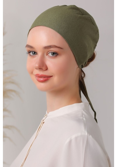 Melodi Scarf Kadın Tesettür Dikişli Set Bone Haki 3 Adet Bağlamalı Penye Bone Haki Melodi Scarf Kadın Tesettür Dikişli Set Bone Haki 3 Adet Bağlamalı Penye Bone Haki