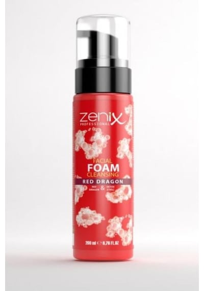 Zenix Red Dragon Etkili Yüz Yıkama Köpüğü 200 Ml