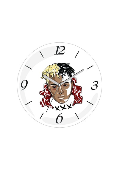 Xxxtentacıon Çap 30cm Sessiz Akar Bombeli Gerçek Cam Duvar Saati Çok Renkli