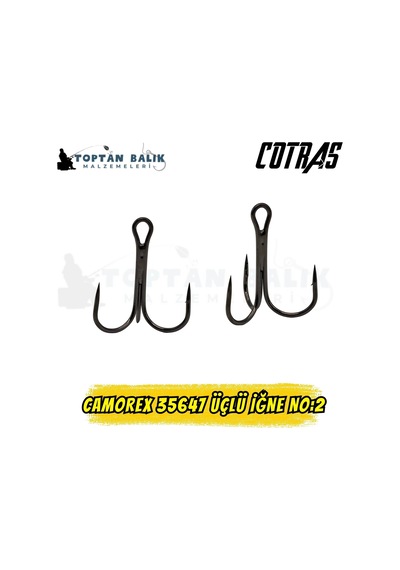 Camorex 35647 Üçlü Çarpma İğne No:2 100 Adet - 24.50 Mm