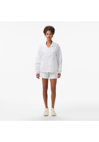 Guess 4g Logo Windbreaker Kadın Beyaz Rüzgarlık - V5gl01wh482