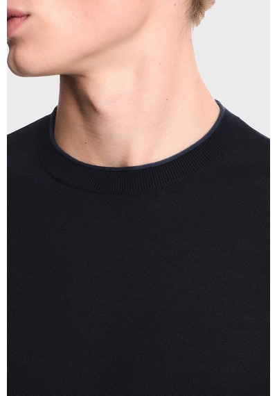 Emporio Armani % 100 Yün Regular Fit Bisiklet Yaka Kazak Erkek Kazak Em006225 Af27805 Ub118 Lacivert Emporio Armani % 100 Yün Regular Fit Bisiklet Yaka Kazak Erkek Kazak Em006225 Af27805 Ub118 Lacivert