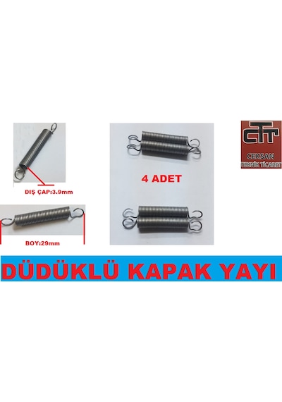 Düdüklü Kapak Yayi 4 Adet
