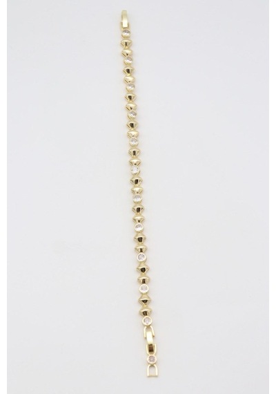 Vıp Bileklik 14 K-17349 17+2cm Çok Renkli