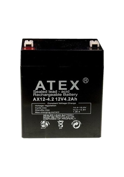 Atex Ax12-4.2 12 Volt 4.2 Amper Kuru Akü 90x70x101 Mm -181708