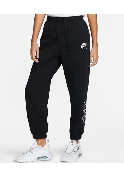 Sportswear Air Fleece Oversize Siyah Kadın Eşofman Altı Bej