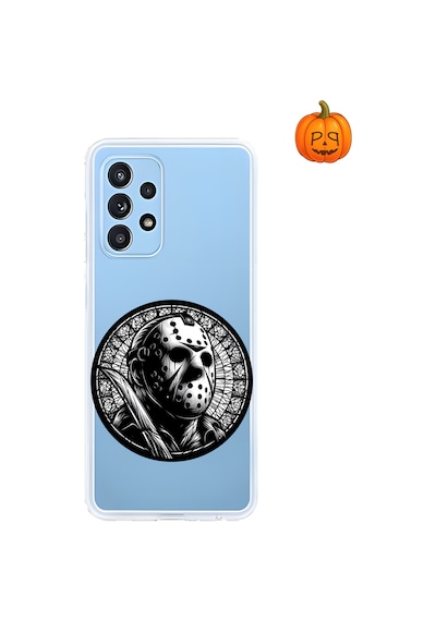 Dali Design Samsung Galaxy A52 Uyumlu Şeffaf Kılıf Horror 5 Tasarımlı