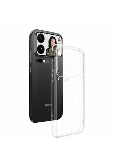 Microcase Xiaomi 17 Pro Max İle Uyumlu Slim Serisi Soft Tpu Silikon Kılıf - Şeffaf Al3324 Siyah