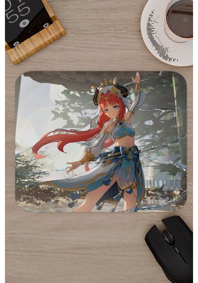 Nilou Genshin Impact Anime Gacha V5 - 22x18 Gaming Mouse Pad Fare Altlığı