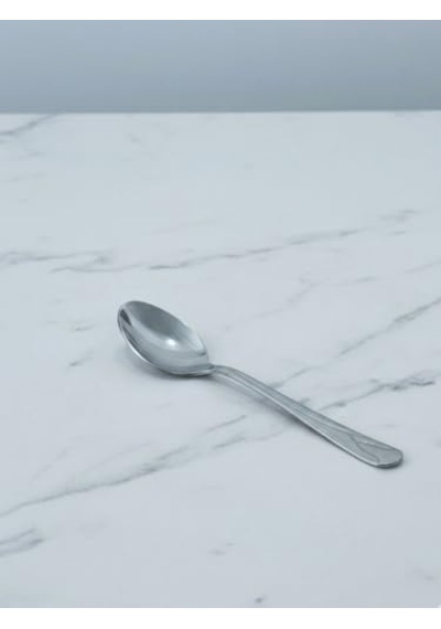 Paslanmaz Çelik Tatlı Kaşığı Seti, 6 Kişilik, Modern Tasarım, Kahve Ve Tatlı Sunumları İçin Sofra Kaşığı Çok Renkli
