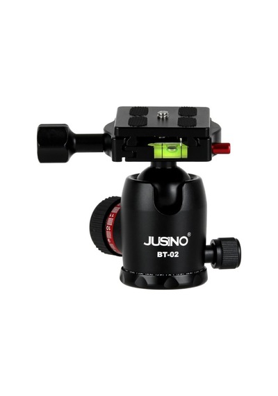 Jusino Bt-02 Profesyonel Tripod Kafası Aluminyum Siyah