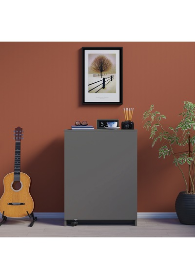 Asra Trend Fonksiyonel Kitaplık MD002 %100 MDF Katlanır Çalışma Masası Antrasit Asra Trend Fonksiyonel Kitaplık MD002 %100 MDF Katlanır Çalışma Masası Antrasit