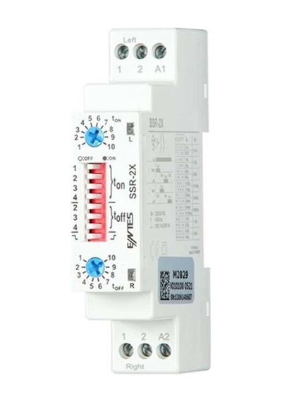 Entes M4065 Ssr 2x Zaman Rölesi Sağ Sol 0,1 60 Saat Eski Stok Kodu: M2829