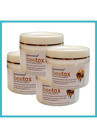 Bezos Ipsycosmetics Beetox Doğal Arı Özü - Yüz Cilt Dekolte Boyun Kremi 100 Ml X 4 Adet Dfnbez