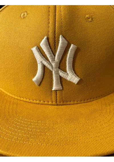 Hamze Ny Yankees Hardal Sarı Hiphop Snapback Rapper Basket Cap Şapka Hardal