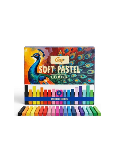 Soft Toz Pastel Boya 24 Lü Genel
