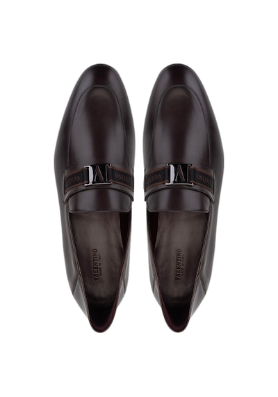 Valentino Valentıno Erkek Hakiki Deri Kahverengi Loafer Ayakkabı 667 20090 Erk Ayk Y23 Brown Kahverengi