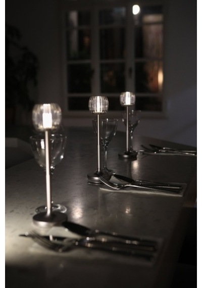 Stylistic Hari Waves Bistro Lamba Gümüş Beyaz Renkli