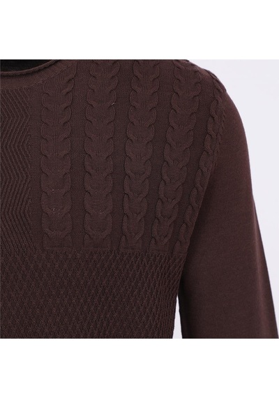 Dio Rise Erkek Uzun Kol İnce Sweatshirt - 189407 - Kahverengi Kahverengi