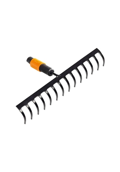 Fiskars Quikfit, 14 Dişli Tırmık, Alet Başlığı, Genişlik: 36 Cm,